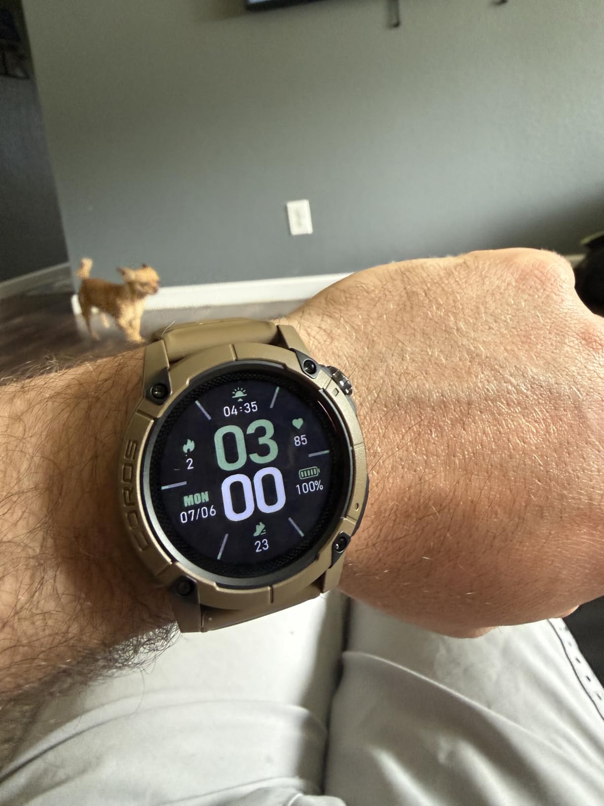 Nomad GPS Outdoor Watch, 22-Day Battery Life, Fishing - Green | Global Maps with Turn-by-Turn Navigation, Voice-Pin Adventure Journal, Fishing Modes with Tides & Catch Logging customer photo 2
