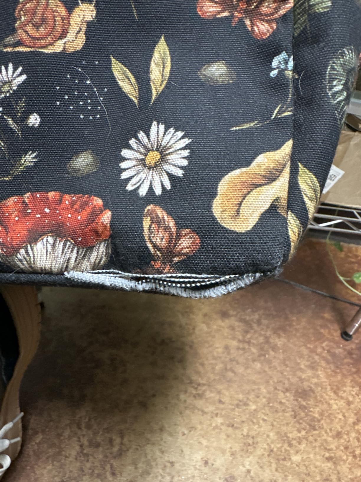 Miss Adola Cute Extra Large Canvas Grocery Tote Bag customer photo 1