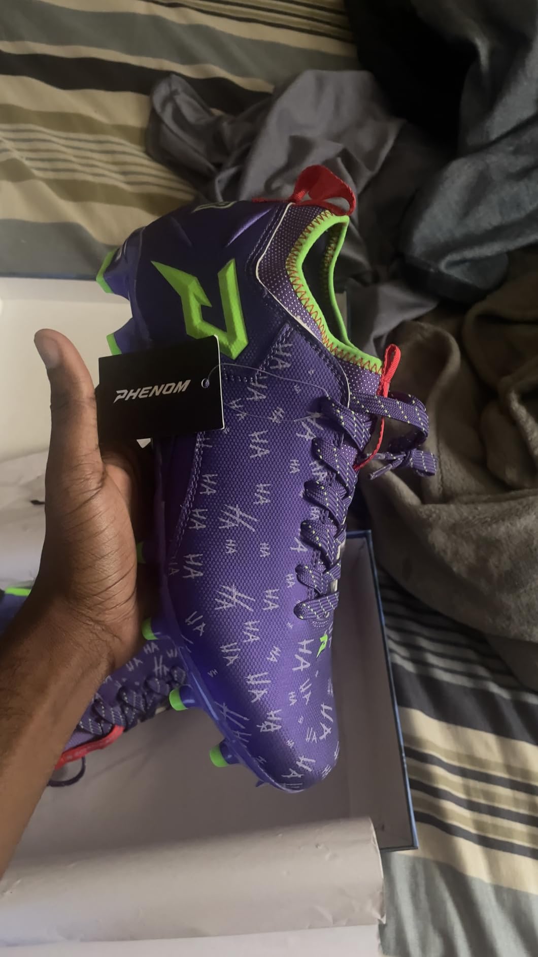 Phenom Elite Quantum Speed 2.0 Football Cleats - Team Color | Men's Lightweight Speed Performance Cleats customer photo 2