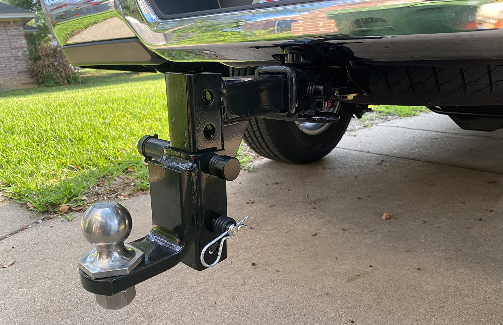 Orion Motor Tech Adjustable Trailer Hitch Ball Mount - 2