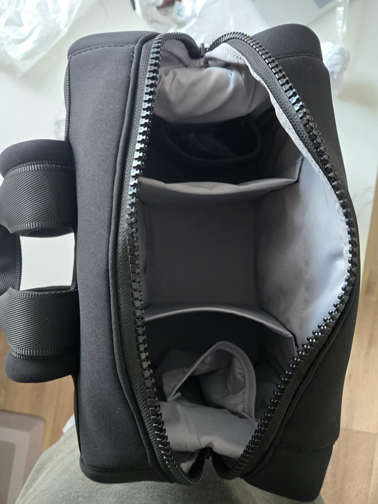 Colugo Neoprene Parent Diaper Backpack With Changing Pad & Pouches | Award-winning, Washable Baby Bag with Insulated Pocket, Luggage Sleeve, Multiple Customizable Compartments, 4 Cupholders customer photo 2