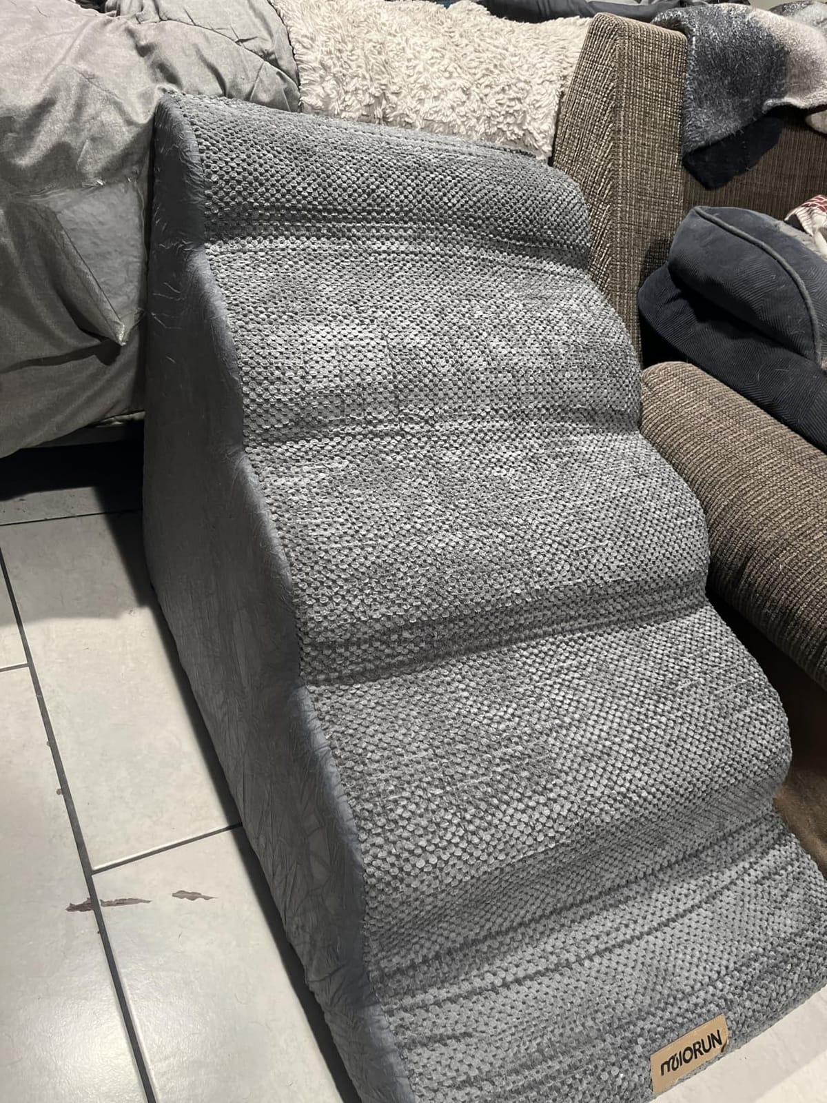 Miorun Extra Wide Dog Stairs for Large Dogs, 25