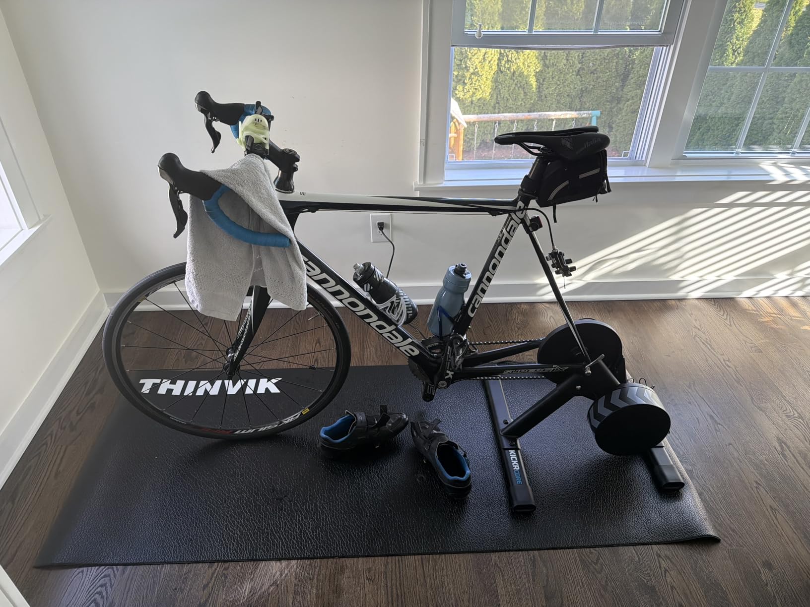 Wahoo KICKR Core 2 Smart Indoor Trainer with Zwift Cog and Click customer photo 1