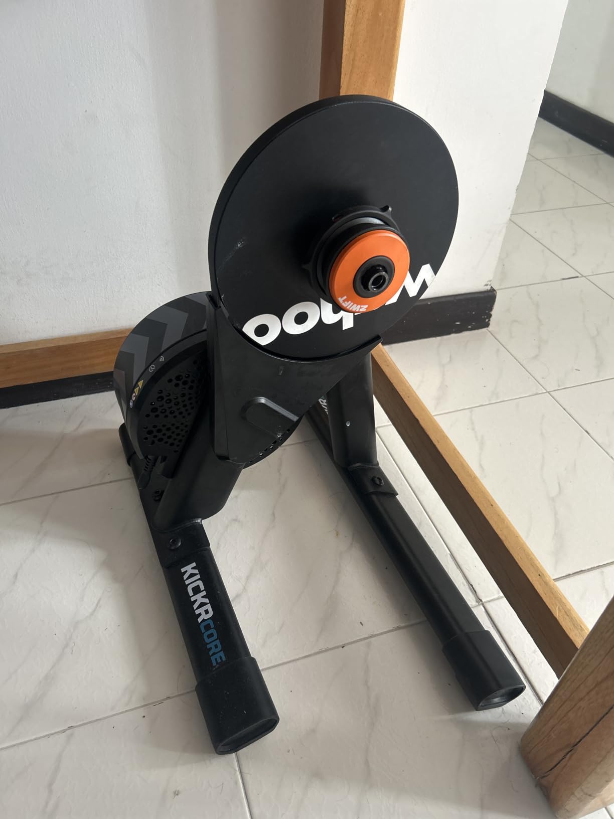 Wahoo KICKR Core 2 Smart Indoor Trainer with Zwift Cog and Click customer photo 2
