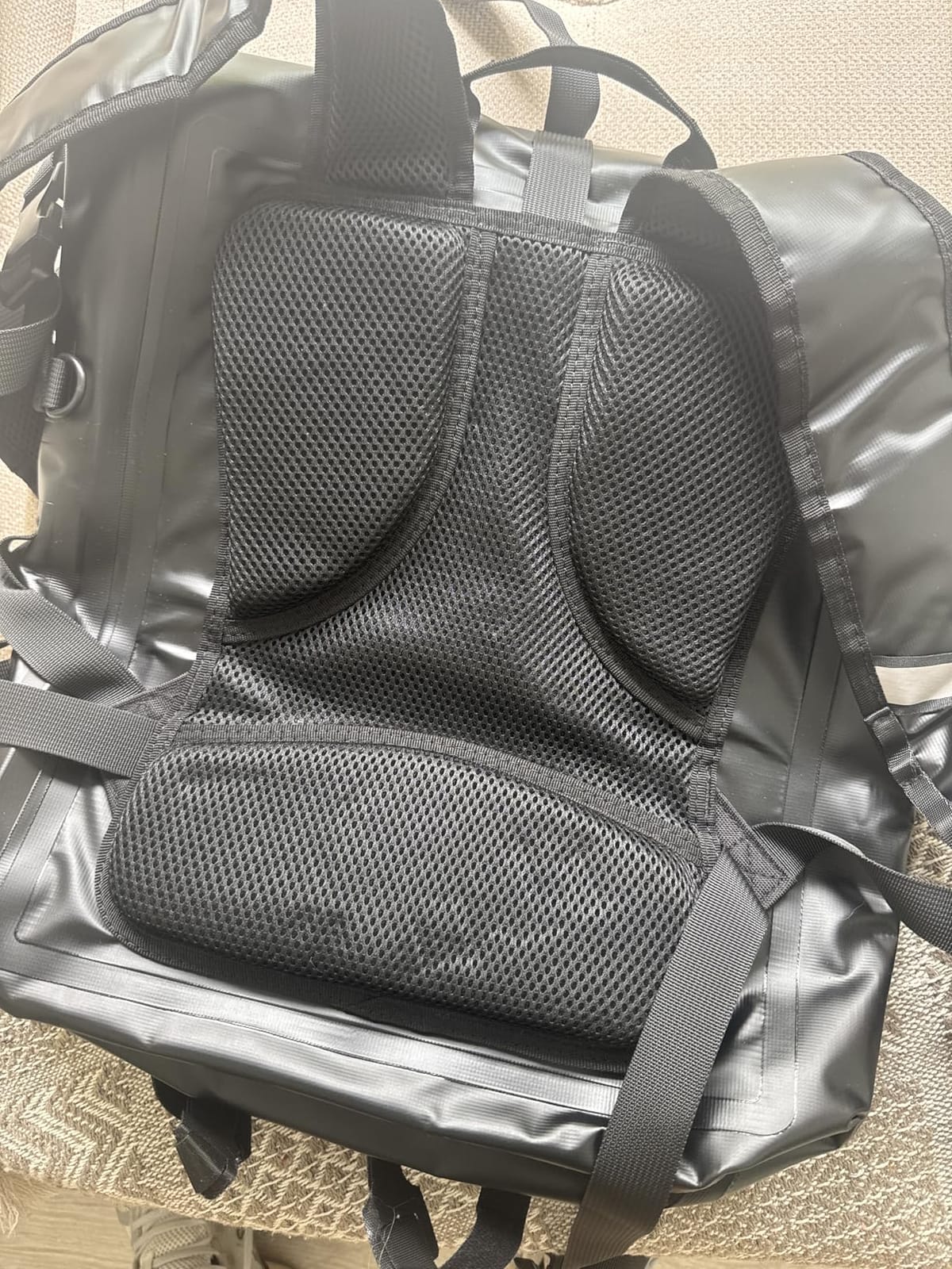 MARCHWAY Roll Top Waterproof Backpack, Floating Dry Bag 20L/30L/45L with Ergonomic Rectangular Base, Cushioned Back, Hip Strap for Hiking Camping Kayaking Travel (Black, 20L) customer photo 1