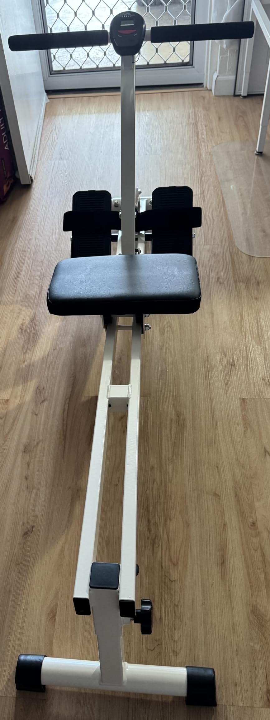 FEIERDUN Hydraulic Rowing Machine for Home, Compact Adjustable Rower with 12 Resistance Levels, 300LBS Weight Capacity, Full Body Workout Equipment customer photo 2