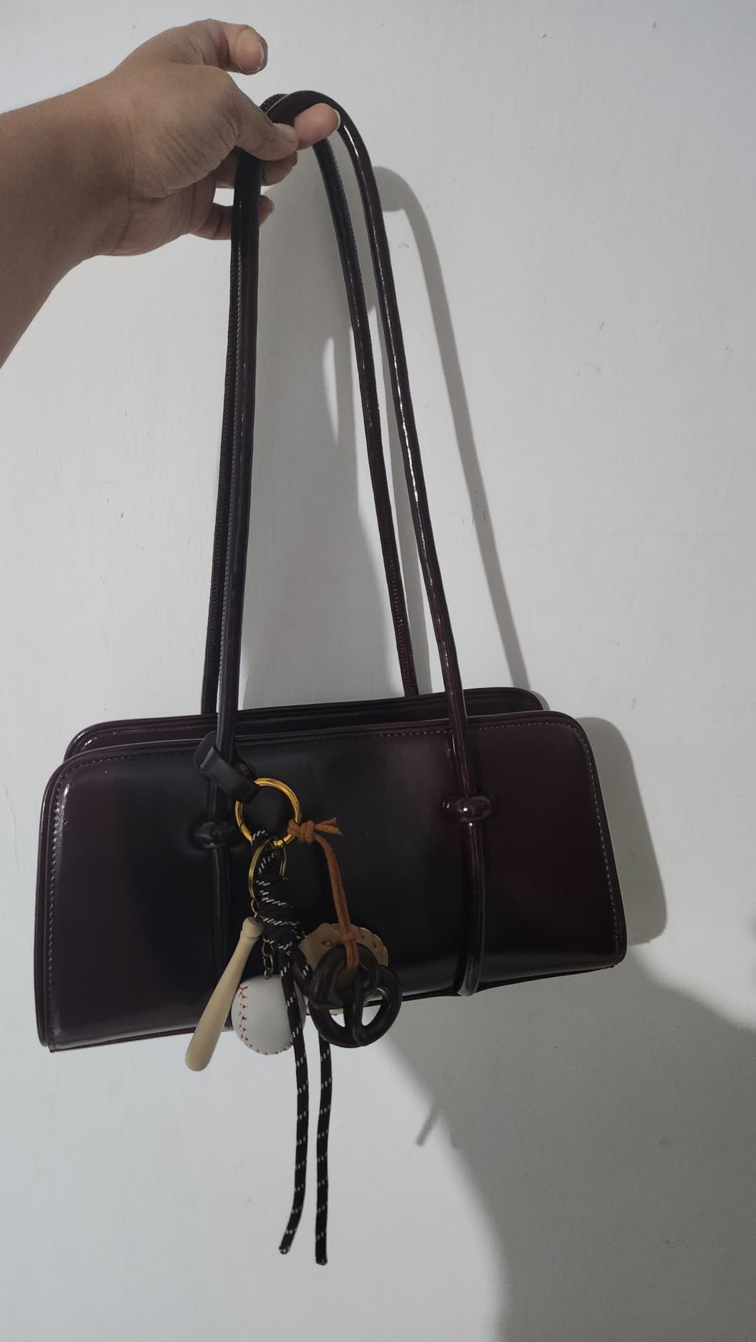 Women's shoulder bag, spacious multi pocket bag, women's crossbody bag, fashionable handbag, top handle, shoulder bag customer photo 1