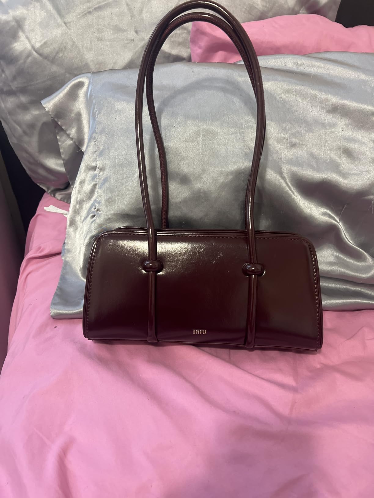 Women's shoulder bag, spacious multi pocket bag, women's crossbody bag, fashionable handbag, top handle, shoulder bag customer photo 2