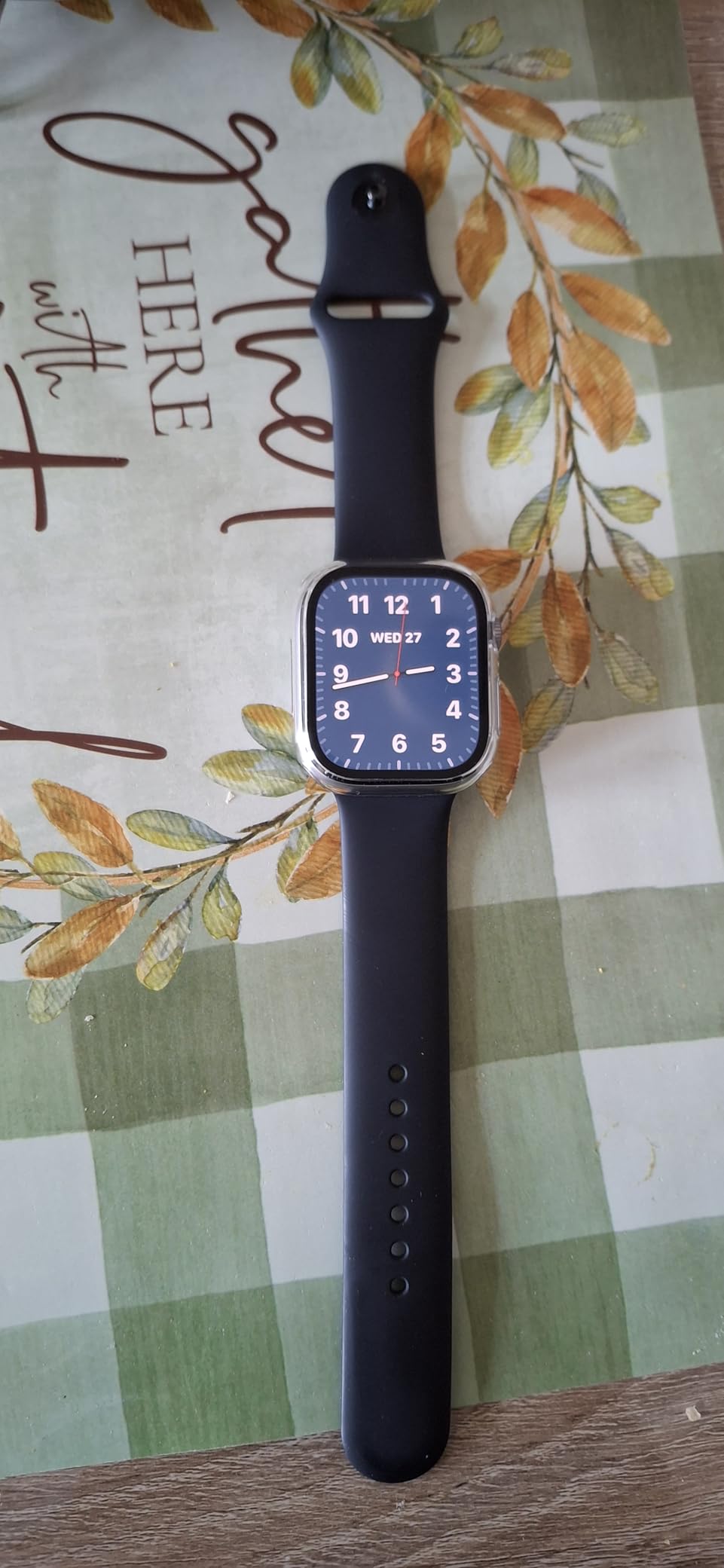 Apple Watch Series 11 [GPS 42mm] Smartwatch with Space Gray Aluminum Case with Black Sport Band - S/M. Sleep Score, Fitness Tracker, Health Monitoring, Always-On Display, Water Resistant customer photo 2