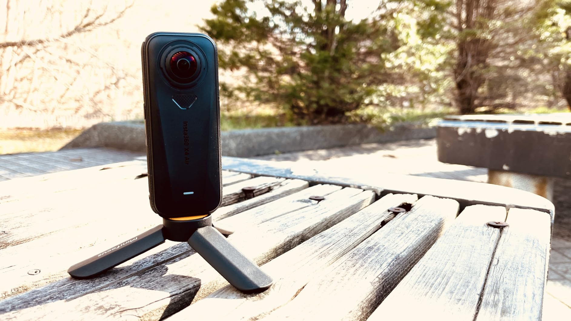 X4 Air - Lightweight 165g 8K 360 Camera, Invisible Selfie Stick Effect, Replaceable Lenses, Shoot First & Frame Later, Built-in Wind Guard, FlowState Stabilization, AI-Powered App customer photo 2