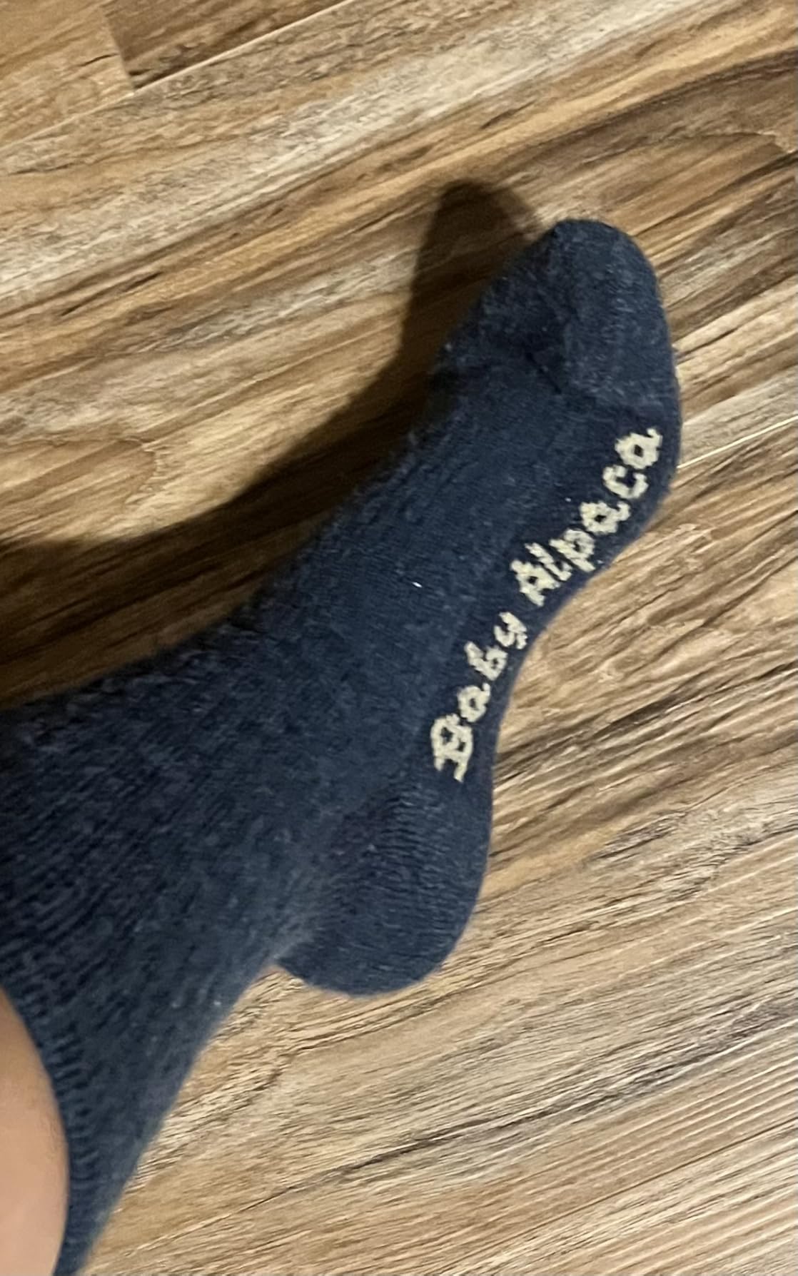 Juclise Alpaca Wool Hiking Crew Socks for Men and Women customer photo 1