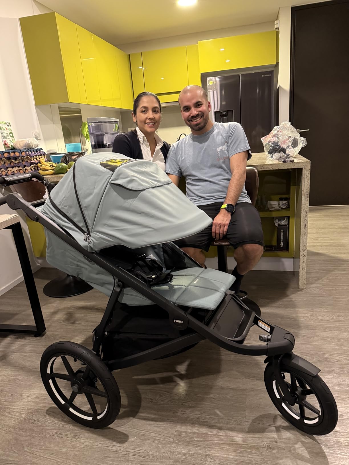 Thule Urban Glide 3 Double Child All-Terrain Stroller, Lightweight, Air-Filled Tires & Suspension, Integrated Hand Brake customer photo 2