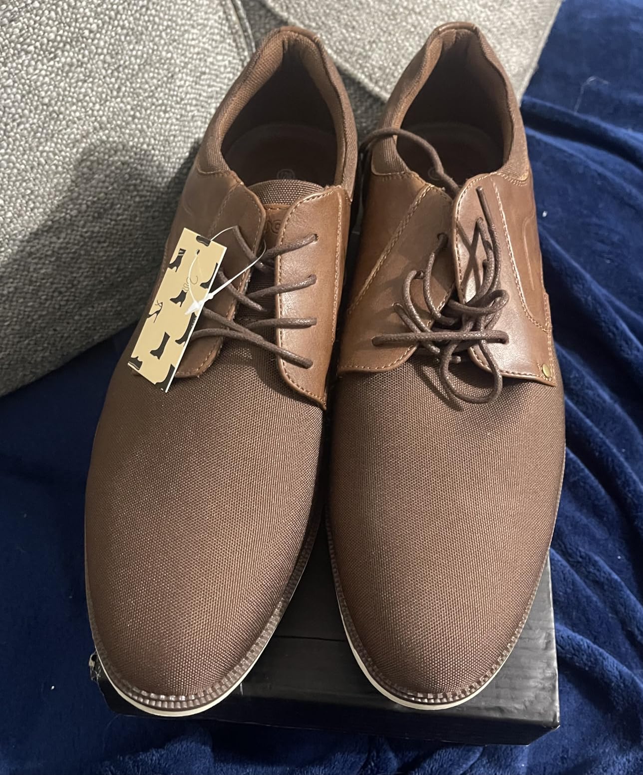 Men's Casual Dress Oxfords Shoes Comfort Business Sneakers customer photo 2