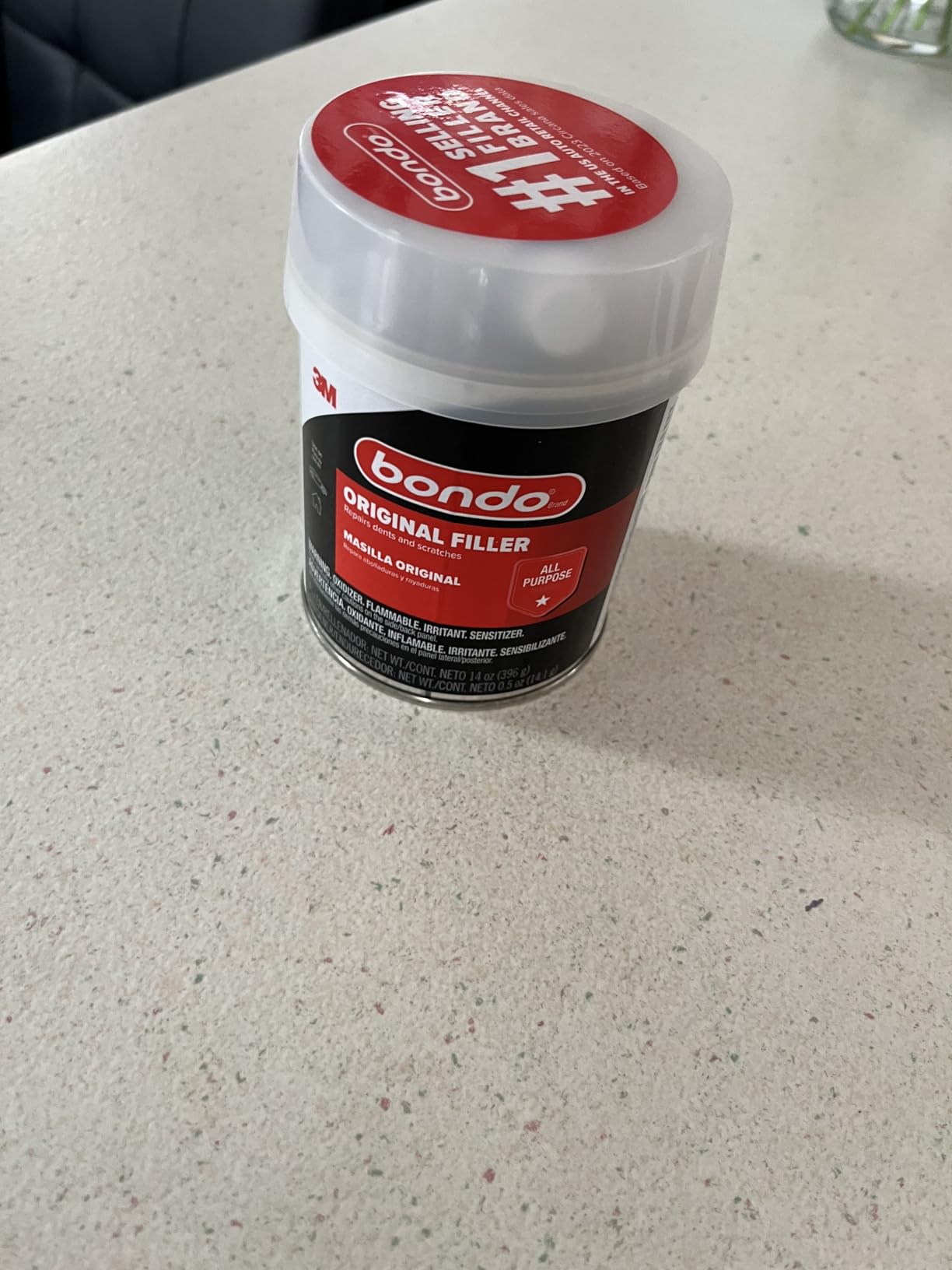 Bondo Body Filler, 14 oz Filler & 0.5 oz Hardener, 2-Pack | Fast & Easy Repair, Vehicle Restoration, Model OR-PT-ES 261 customer photo 1