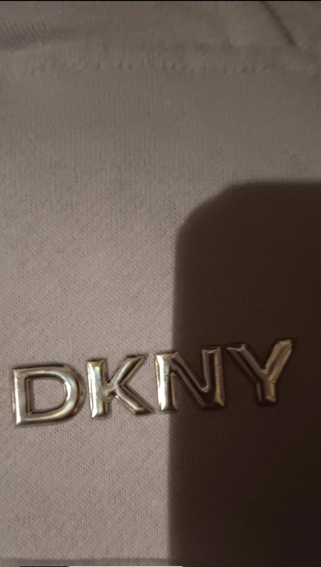 DKNY Women's Metallic Bubble Logo Drop Shoulder Hoodie Sweatshirt customer photo 1