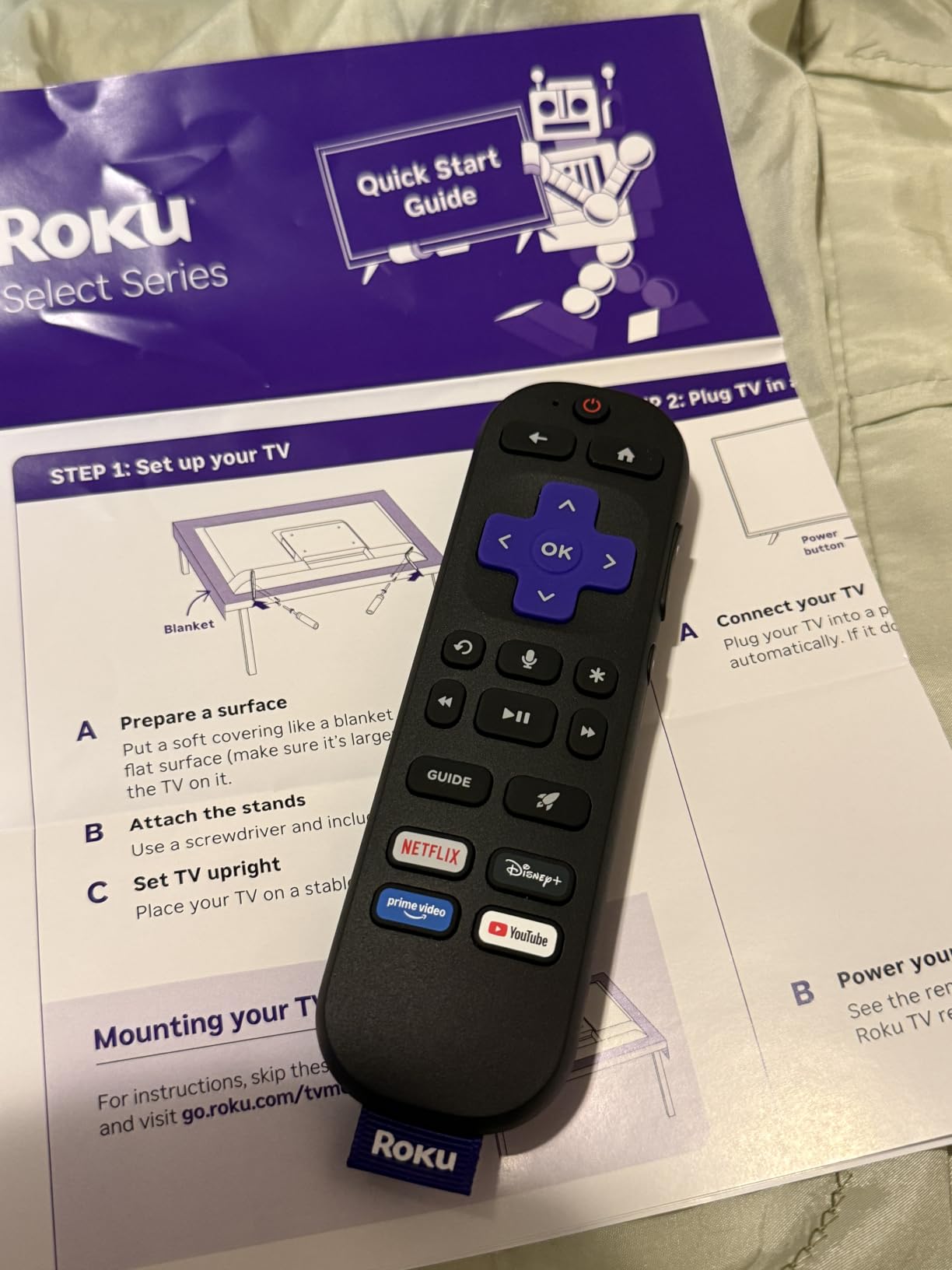 Roku 50-Inch Select Series Smart TV 2026-4K QLED TV - Roku TV | Flat Screen QLED Television with Voice Remote, Wi-Fi & Bluetooth Headphone Mode - Streaming Live Local News, Sports, & Movies customer photo 2