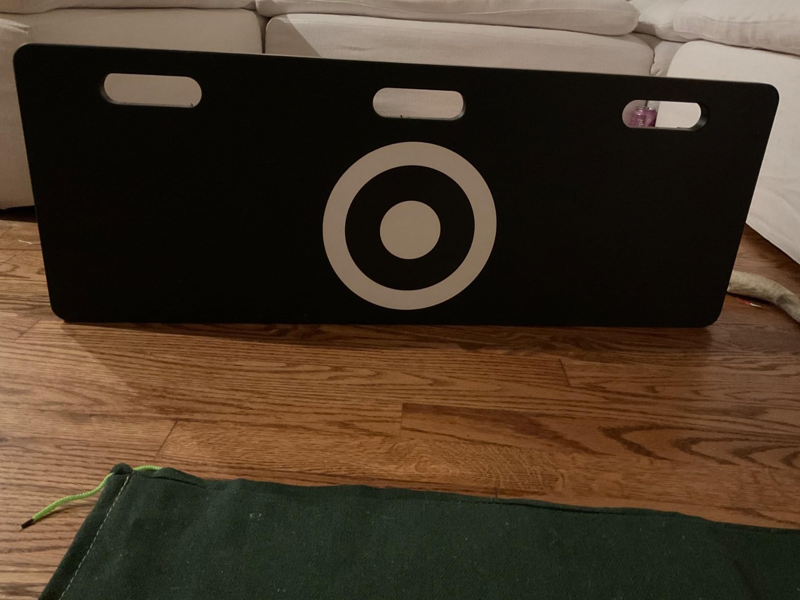 Soccer Rebounder Board Soccer Wall Kick Back Trainer with 2 Rebound Angles for Ball Passing and Bounce Back Training customer photo 2