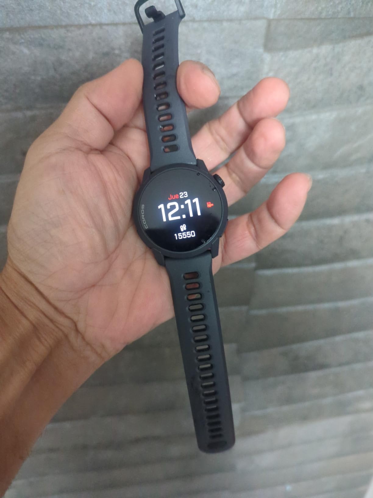 COROS PACE 4 Ultralight Sport GPS Watch for Run- Black Silicone, Standard | 1.2