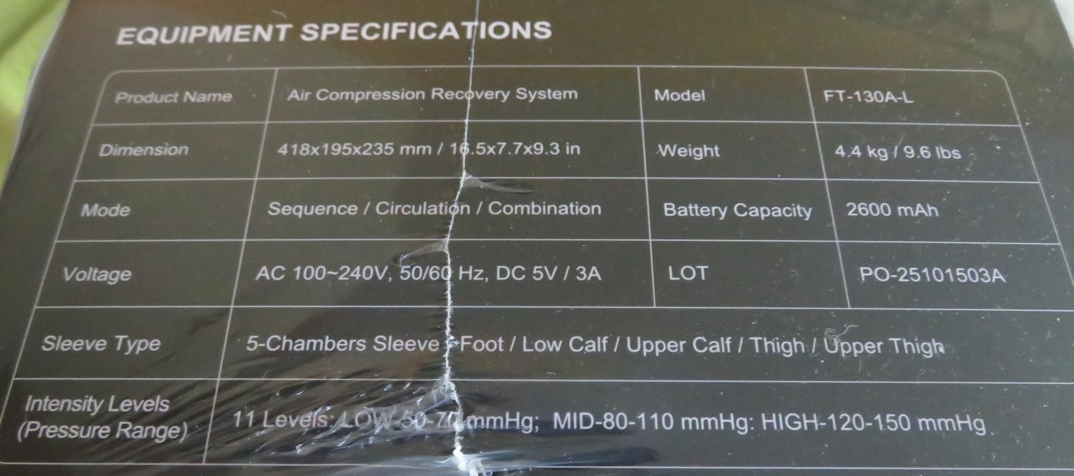 Fit King Cordless Air Compression Boots Recovery System Leg Massager Medium | All-in-One Cordless Design, Athlete-Grade Recovery, Smart Sync Tech, 5-Overlapping Boots, 50-150 mmHg, Dual Battery System customer photo 2