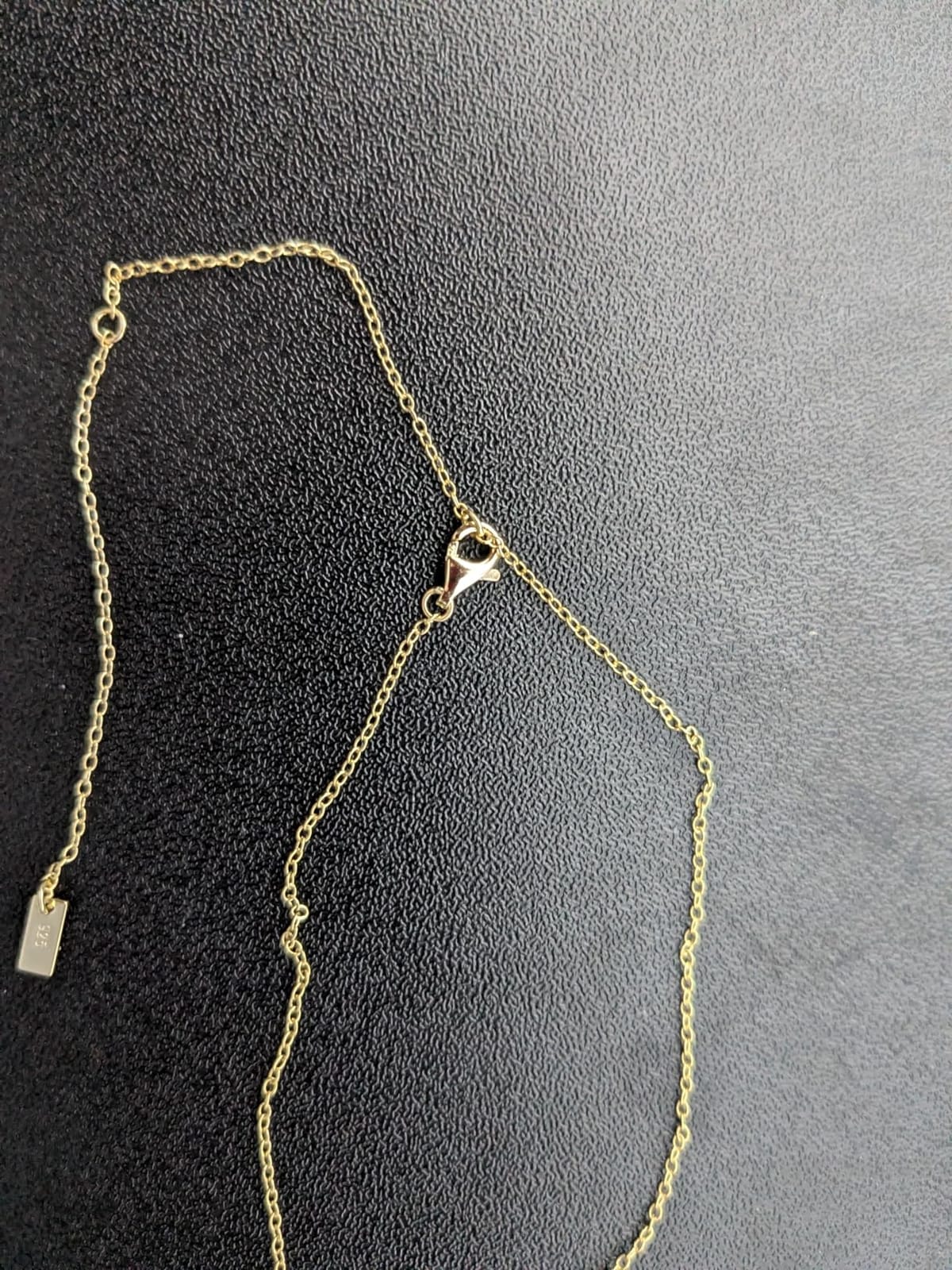 14K Yellow Gold Vermeil Dainty Pendant Necklace, Hypoallergenic 925 Sterling Silver Minimalist Charm Jewelry, Elegant Symbolic Pendant Collection, Gifts for Women (18 inch) customer photo 1