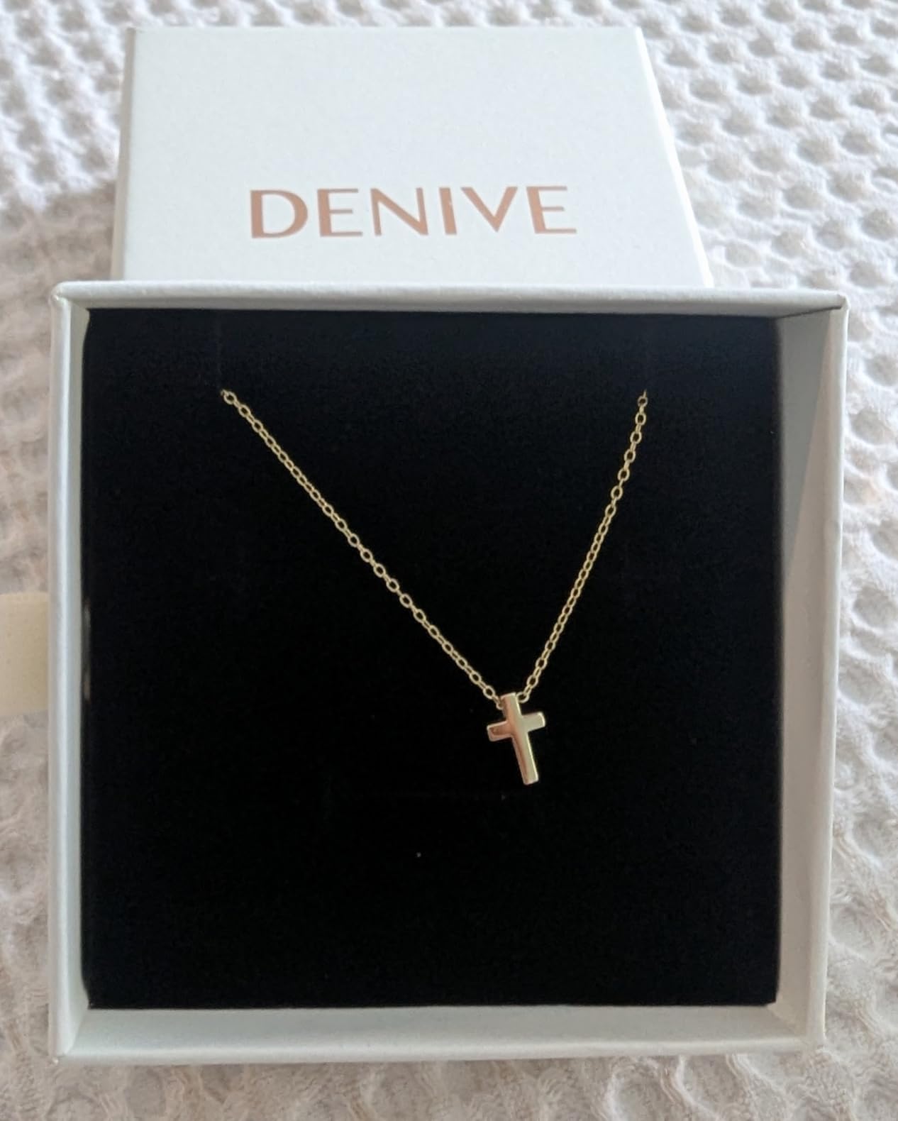 14K Yellow Gold Vermeil Dainty Pendant Necklace, Hypoallergenic 925 Sterling Silver Minimalist Charm Jewelry, Elegant Symbolic Pendant Collection, Gifts for Women (18 inch) customer photo 2