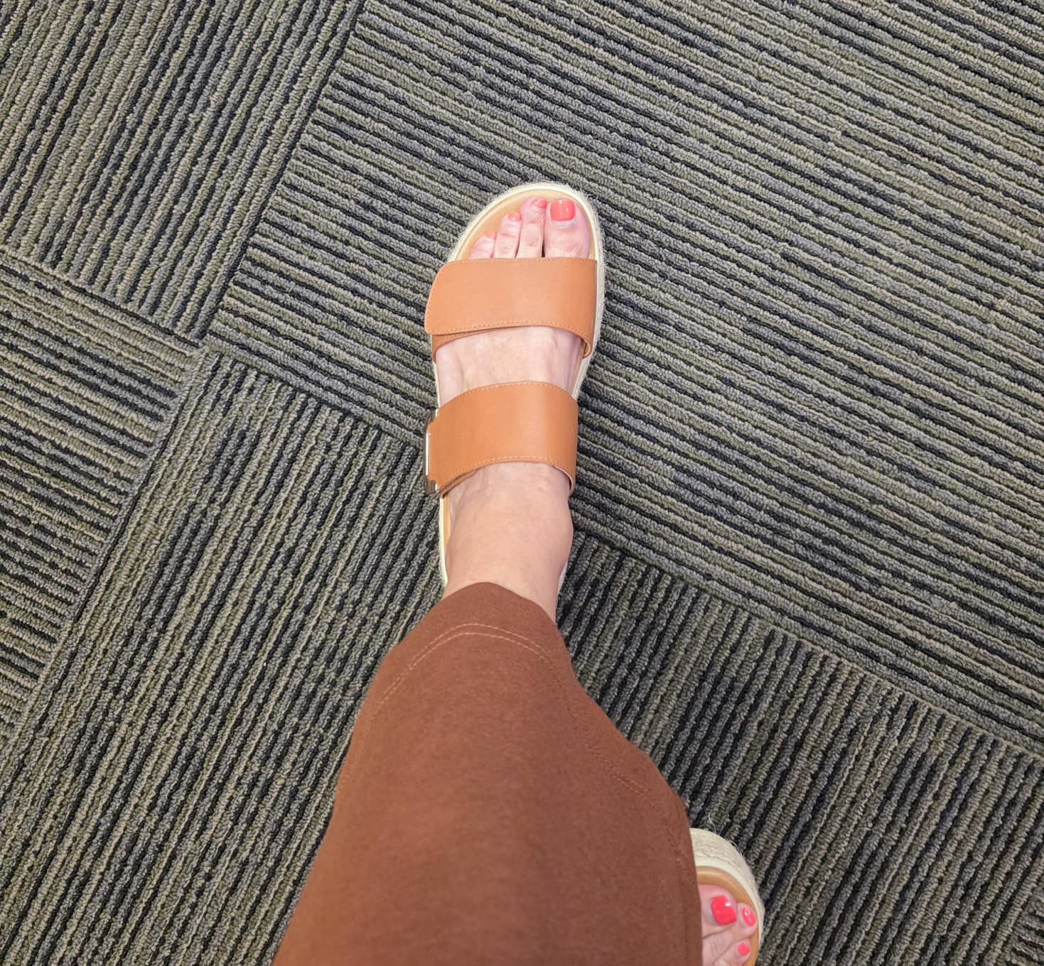 Womens Platform Wedge Sandals Orthopedic Arch Support customer photo 1