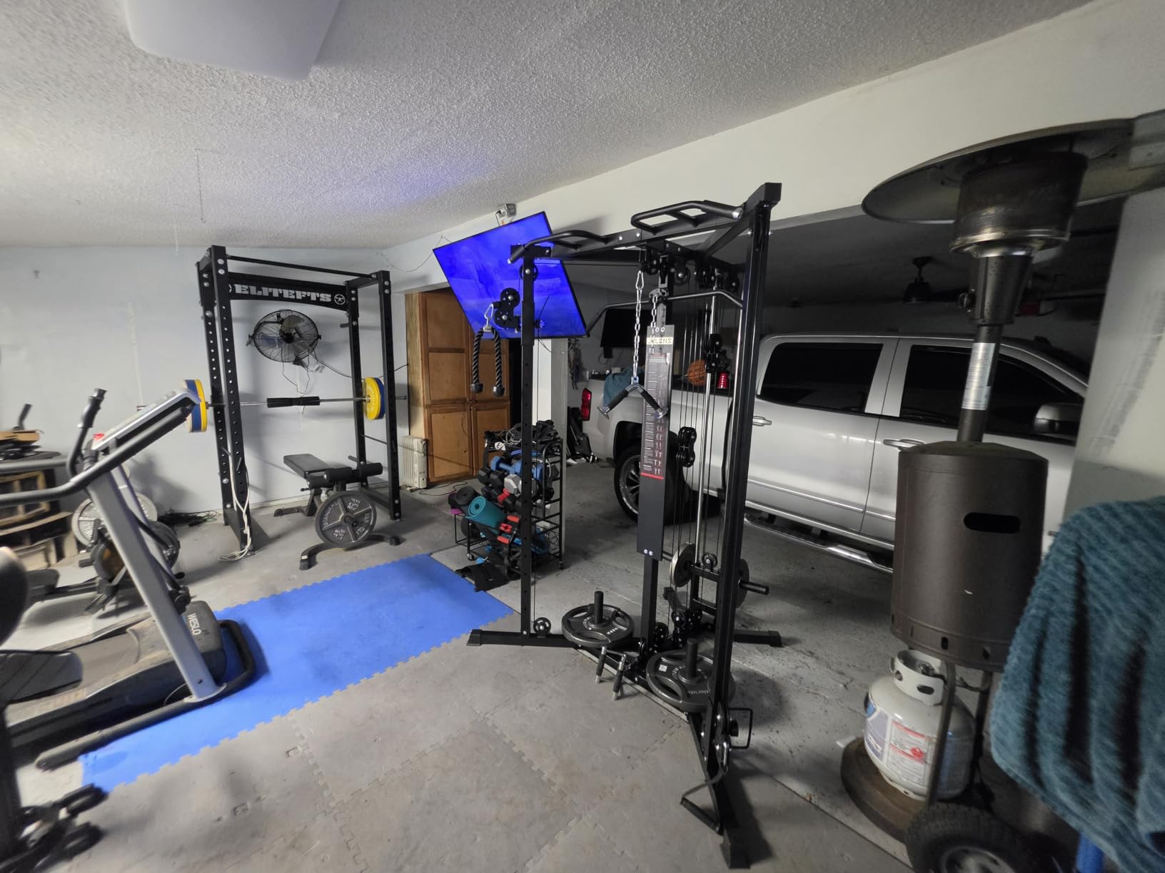 CC01 Cable Crossover Machine with High and Low Pulley System, Functional Trainer with Pull Up Bars and Optional Bundle, Cable Machine for Home Gym Power Workout customer photo 2