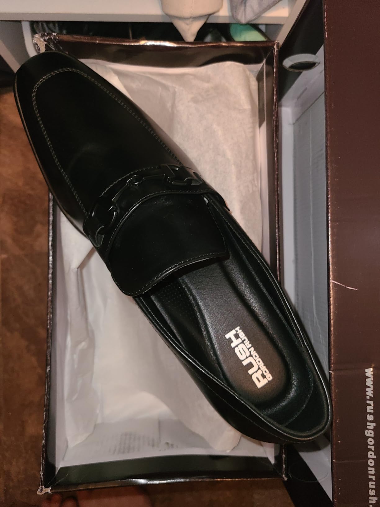 Rush Gordon Rush Men's Slip On Bit Loafer Business Casual Shoes customer photo 1