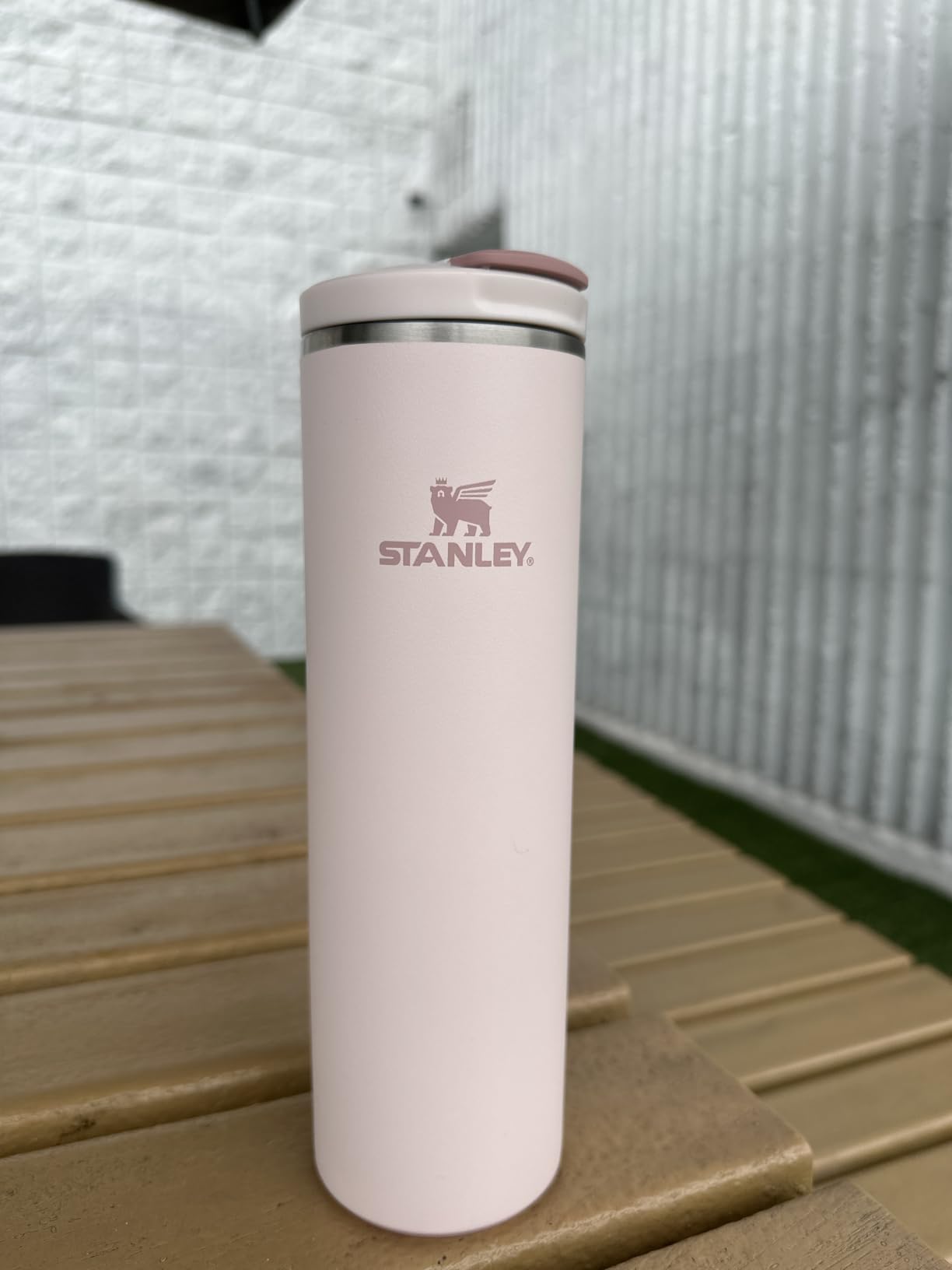 STANLEY Transit FlipTop Mug 16 oz, Leakproof Coffee Travel Cup, Vacuum Insulated Stainless Steel, Ash customer photo 1