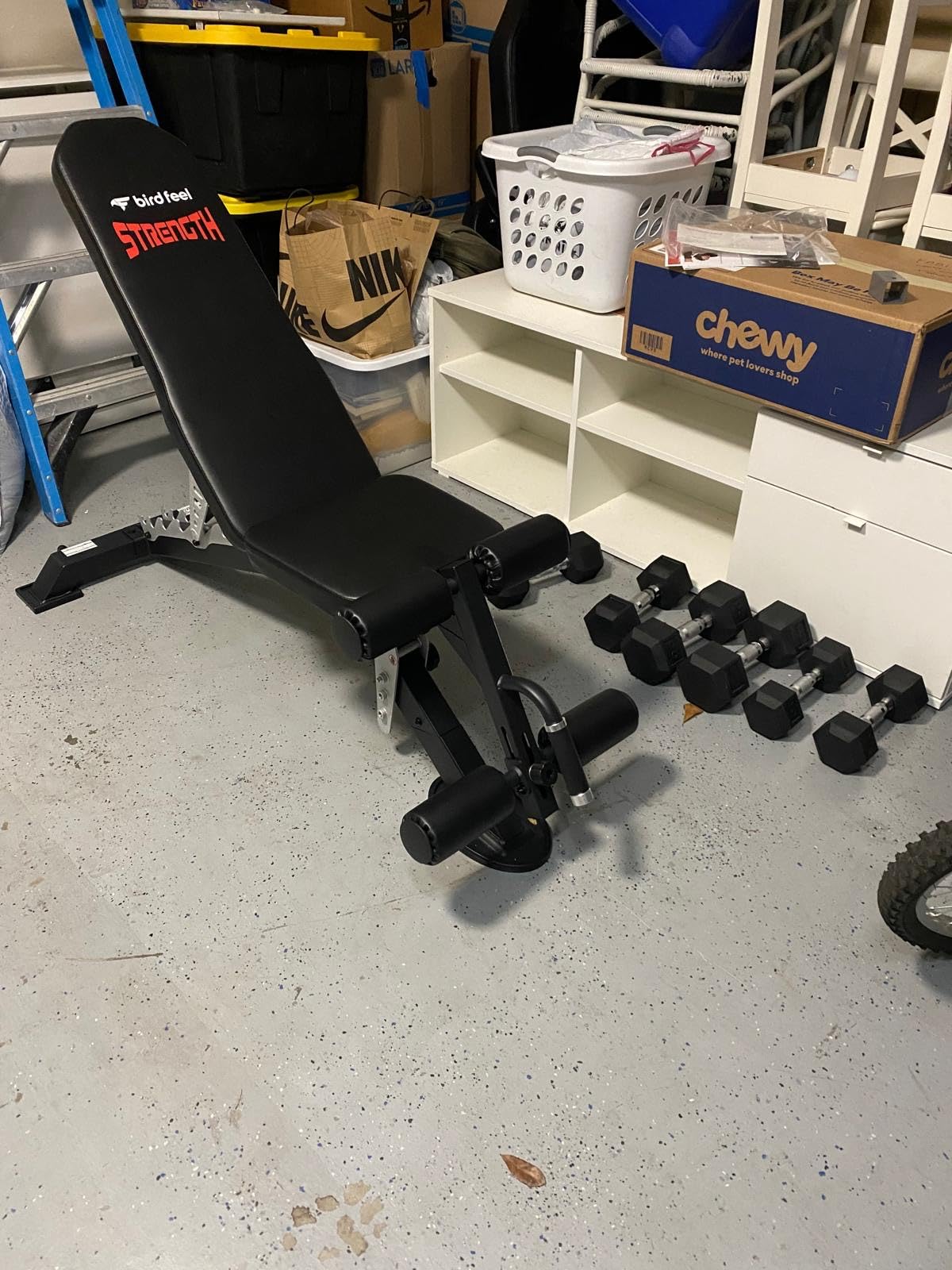 Adjustable Weight Bench, 1800LBS Heavy Duty Workout Bench for Home Gym customer photo 1