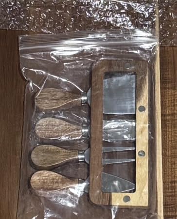 Large Charcuterie Board 30x12 Inch with Cheese Knife Set Acacia Wood | Extra Large Acacia Wood Board with Handles, 30PCS Wax Paper Included, Long Serving Tray for Party, Picnic and Home Entertaining customer photo 2