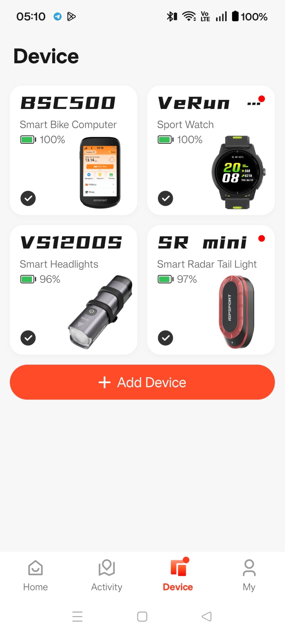 iGPSPORT BSC500 GPS Bike Computer, 3.3'' Touchscreen MAP & Voice Navigation Ebike Mode Climb Training Function customer photo 2