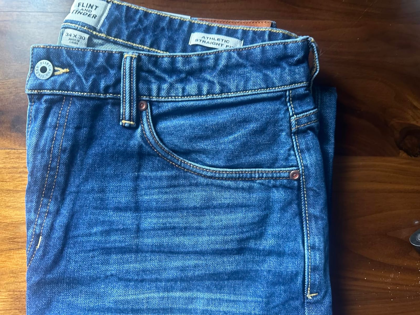 Huckberry Flint and Tinder 100% Cotton Selvedge Denim Mens Jeans customer photo 1