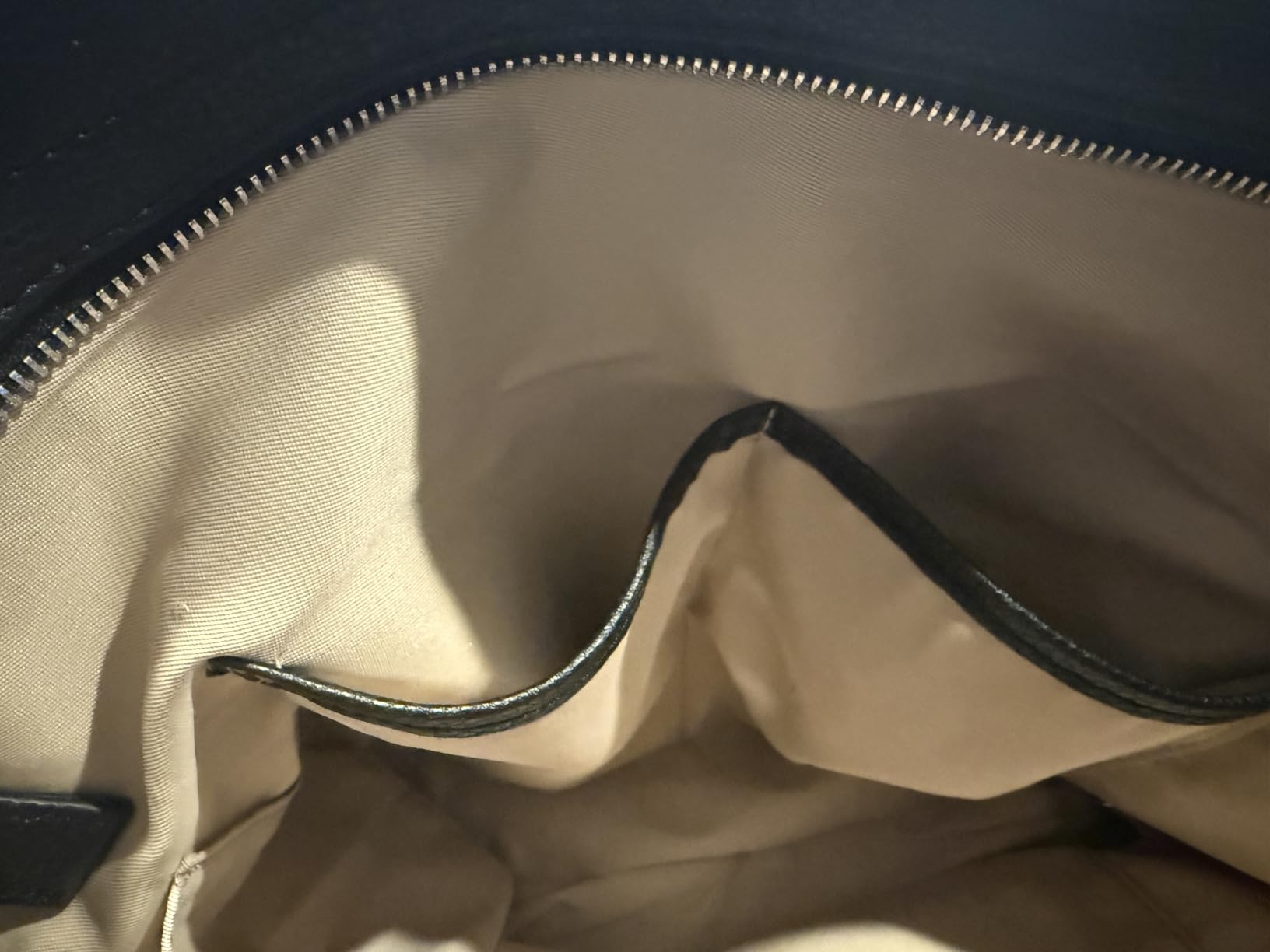 Soft Genuine Leather Tote Bag for Women Work with Zipper Slouchy Bags customer photo 2