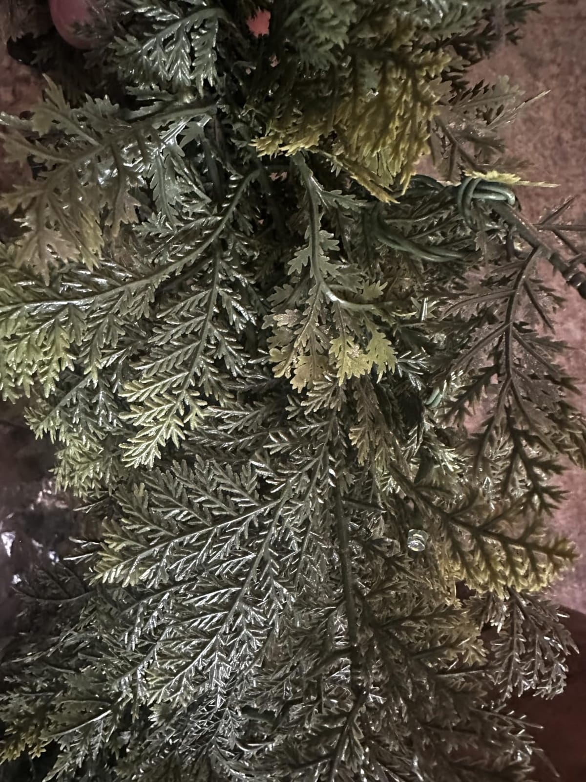 Pre-Lit Christmas Garland 9FT Decorations Real Touch Cedar Cypress Pine Greenery Artificial Green Christmas Garland with Lights for Mantle, Fireplace, Table, Stairs, Door, Indoor Outdoor Decorations customer photo 1