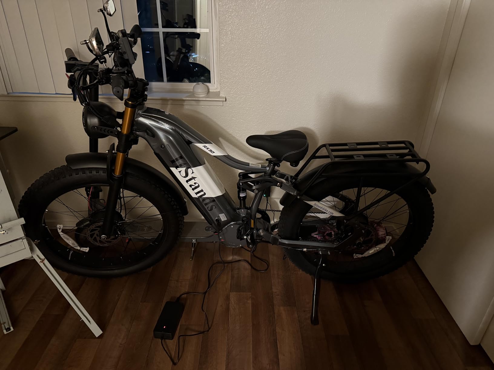 DAMSON 2026 Dual Motors AWD Electric Bike for Adults, Up to 30-40 MPH, 5000W/3000W Peak 52V/48V 20Ah/30Ah/35Ah Battery, Up to 100 Miles Long Range, 26'' Full Suspension Fat Tire, Hydraulic Brakes customer photo 1