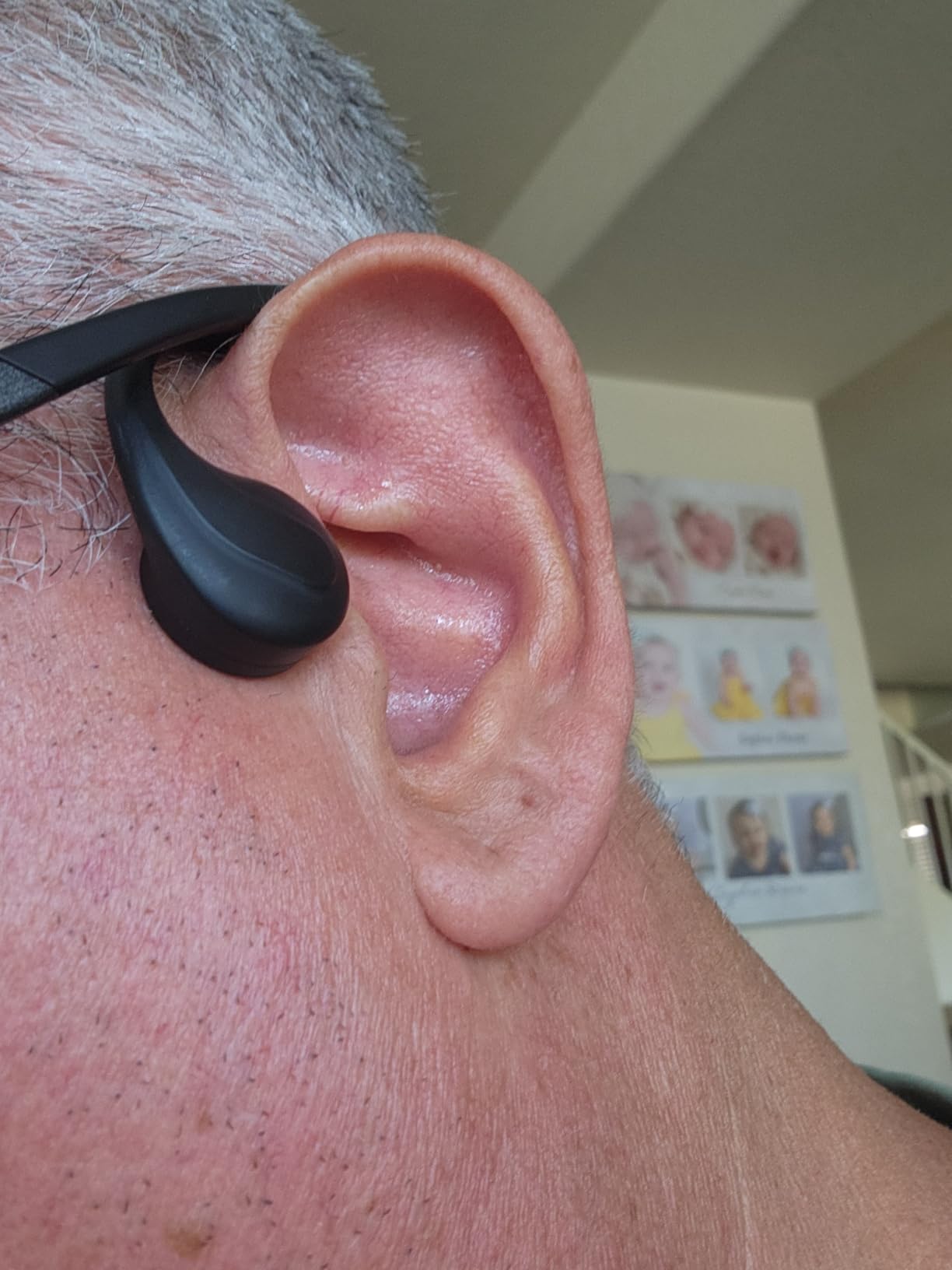 MONODEAL Bone Conduction Headphones Open Ear Bluetooth Running 10H | EQ Mode Switching Lightweight Bone Conduction Earbuds IP65 Waterproof customer photo 1