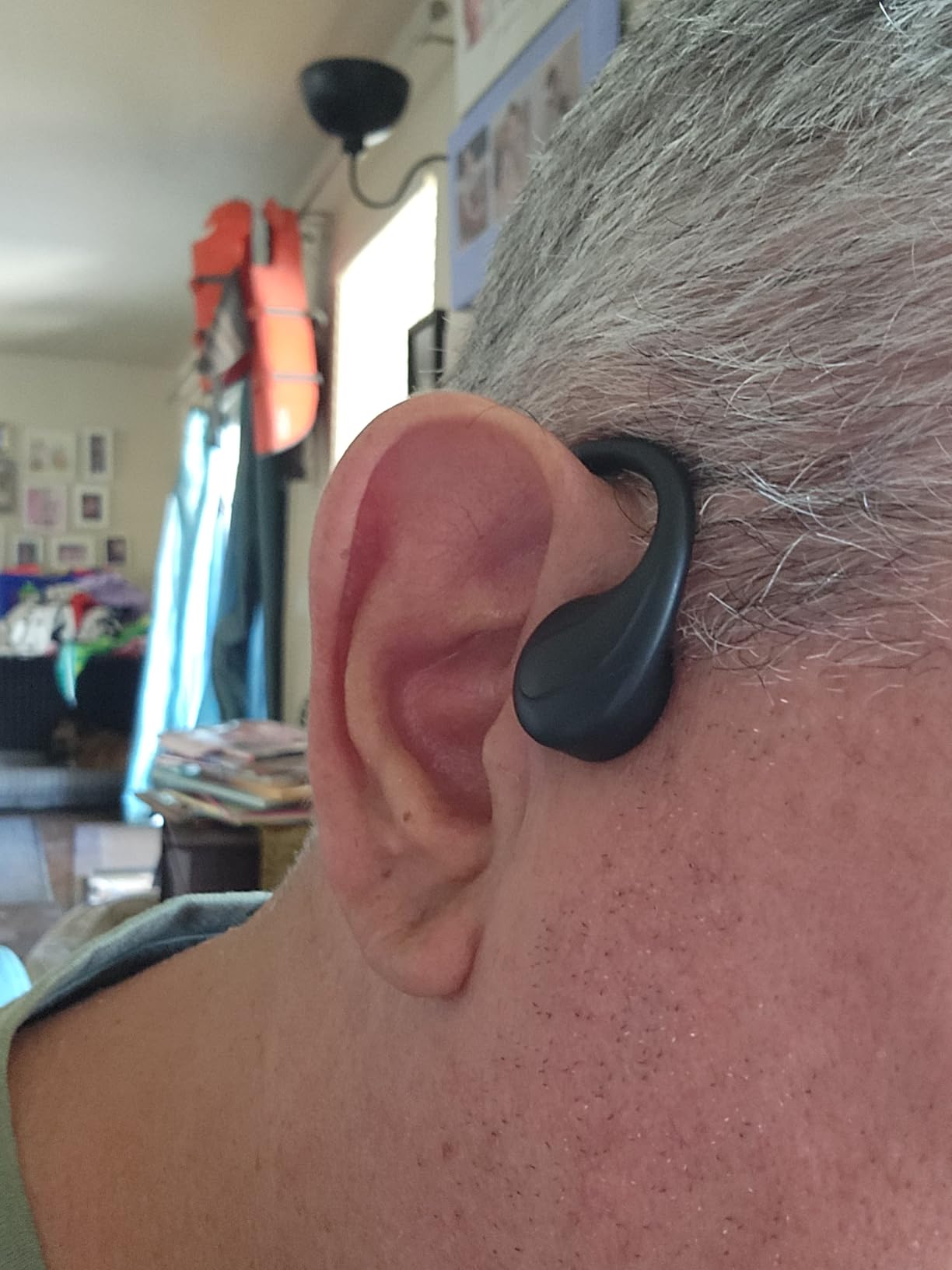 MONODEAL Bone Conduction Headphones Open Ear Bluetooth Running 10H | EQ Mode Switching Lightweight Bone Conduction Earbuds IP65 Waterproof customer photo 2