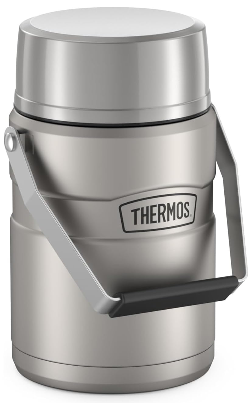 THERMOS Stainless King Food Jar with Bowl, 24oz, Matte Steel customer photo 1