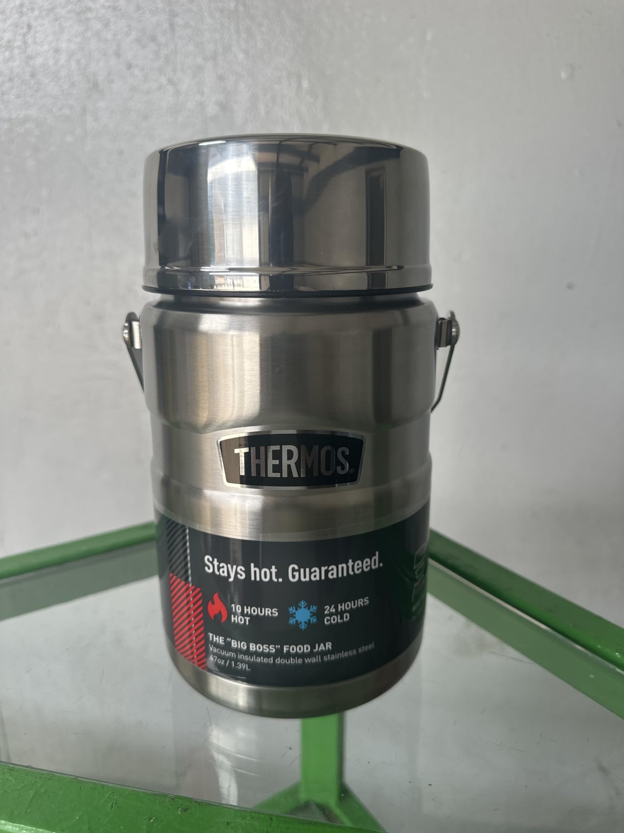 THERMOS Stainless King Food Jar with Bowl, 24oz, Matte Steel customer photo 2