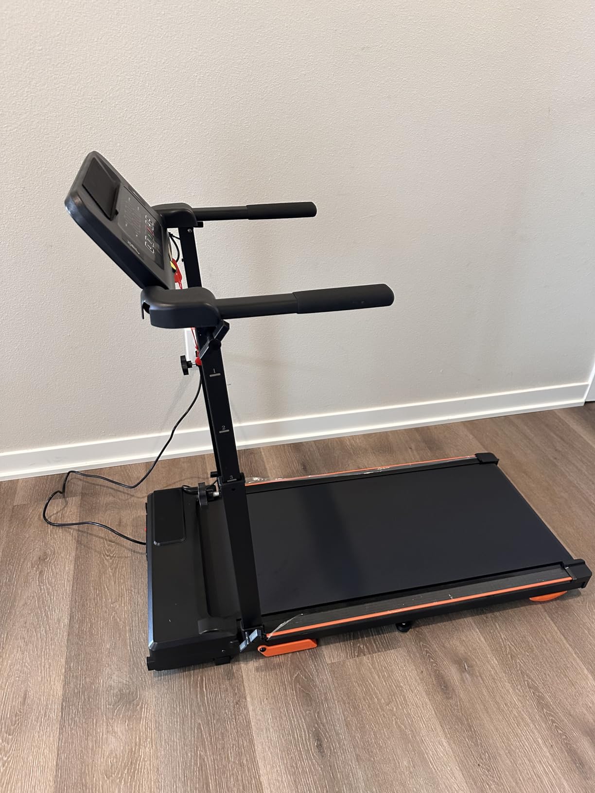 Walking Pad Treadmill with Handle Bar & Incline, Desk Workstation 8MPH | Adjustable Height, Portable Quiet for Home Office, 3 in 1, Compact Treadmill for Small Space customer photo 1