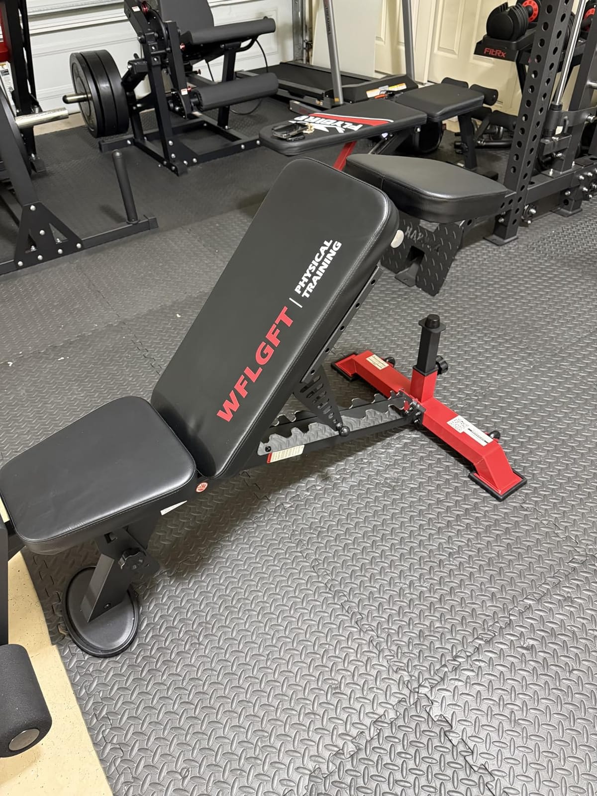 Commercial Adjustable Weight Bench, Heavy Duty 1800LBS customer photo 2