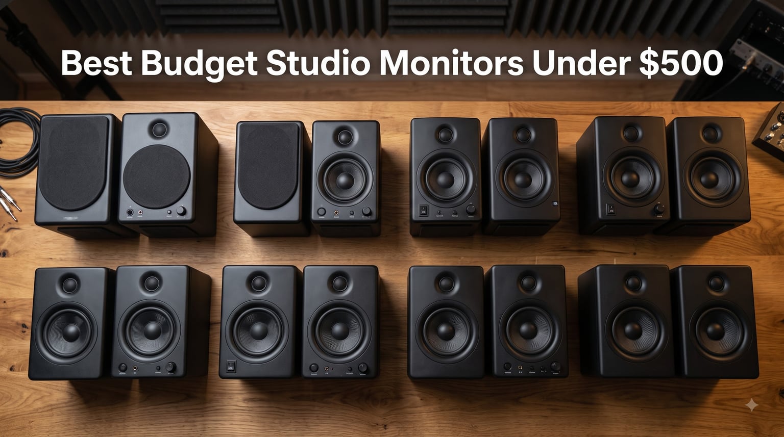Best Budget Studio Monitors Under $500