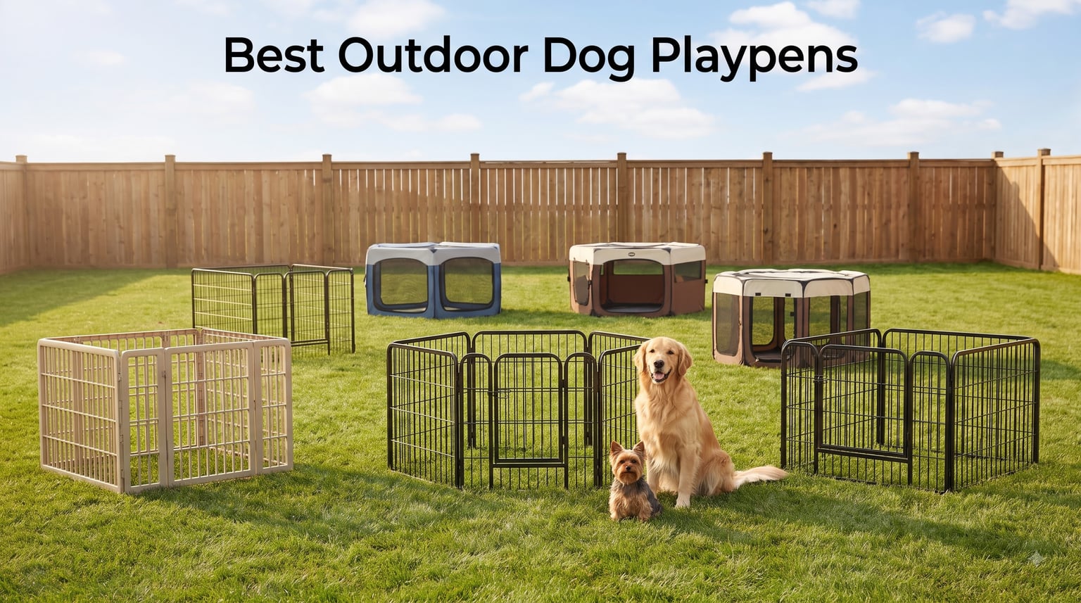 Best Outdoor Dog Playpens