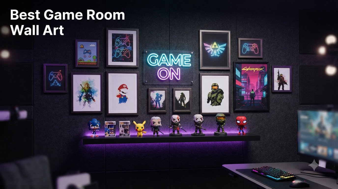Best Game Room Wall Art