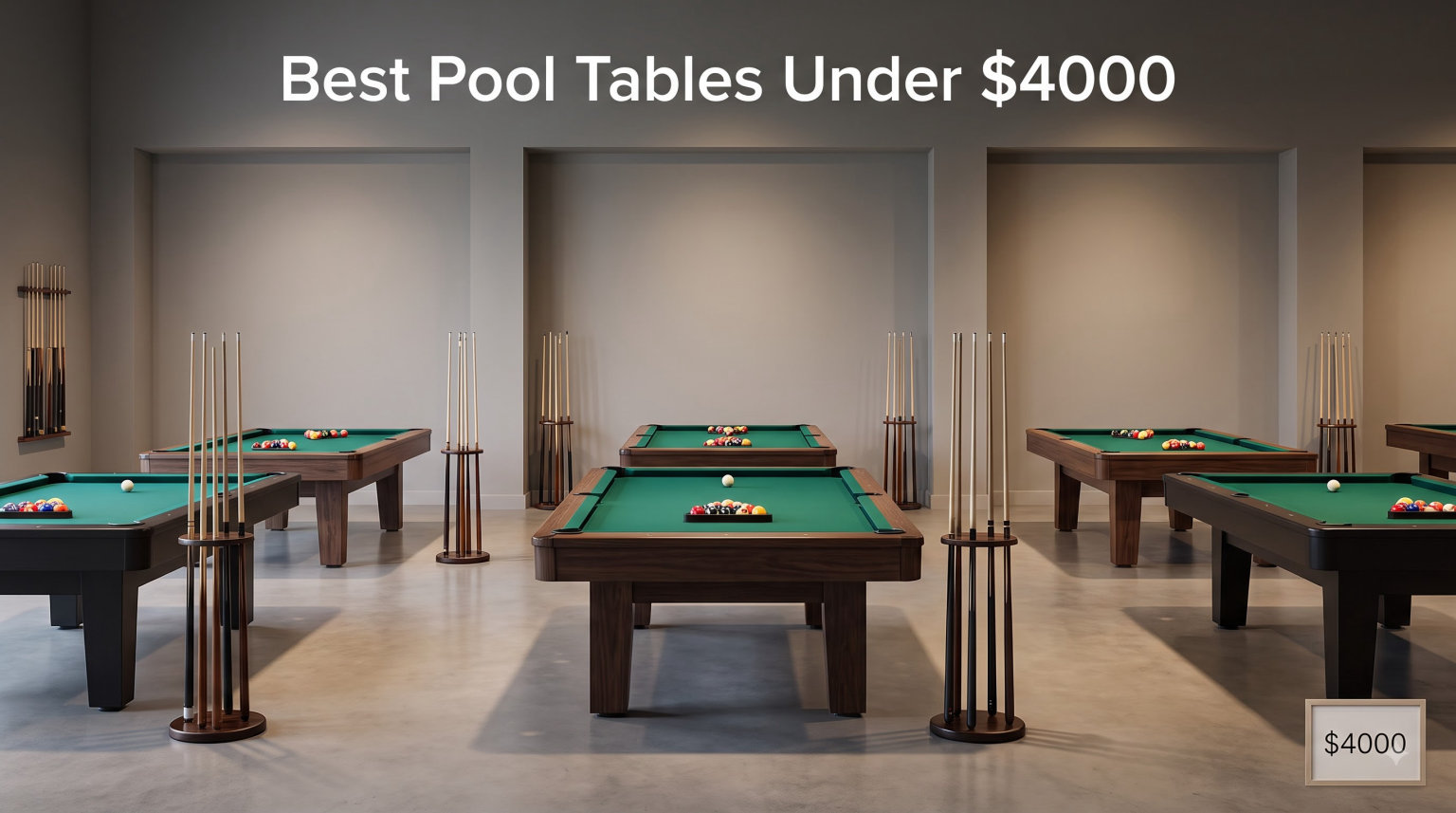 Best Pool Tables Under $4000