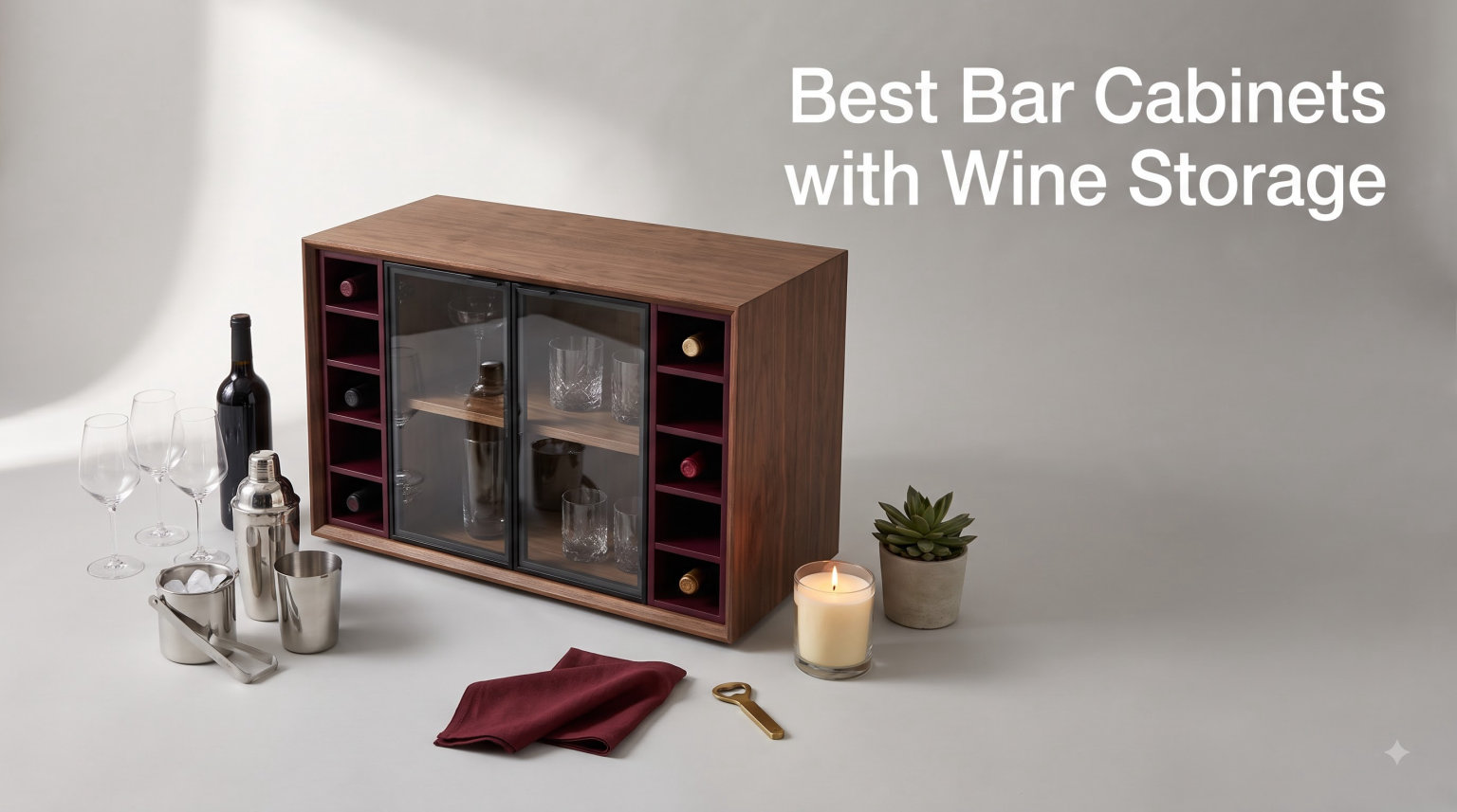 Best Bar Cabinets with Wine Storage