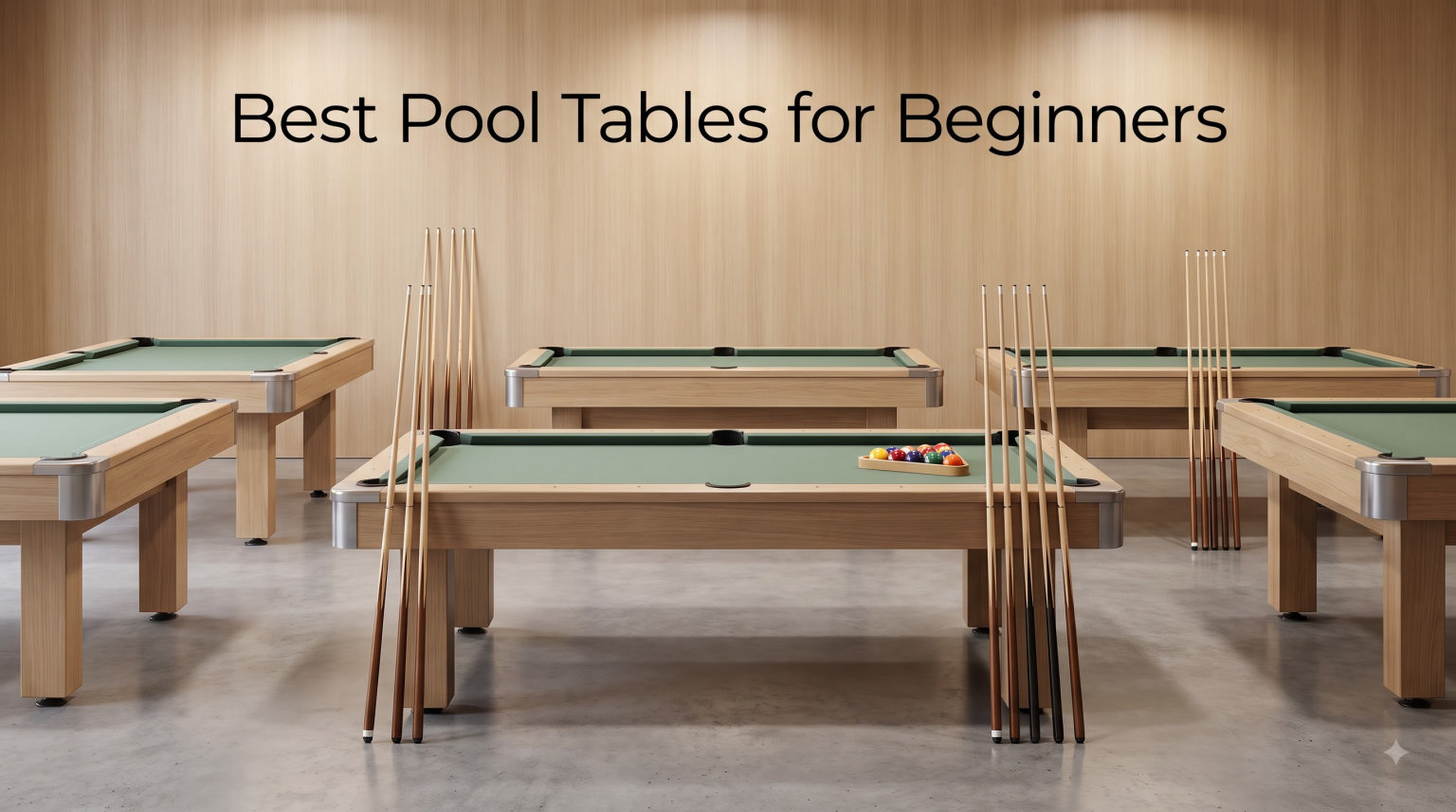 Best Pool Tables for Beginners
