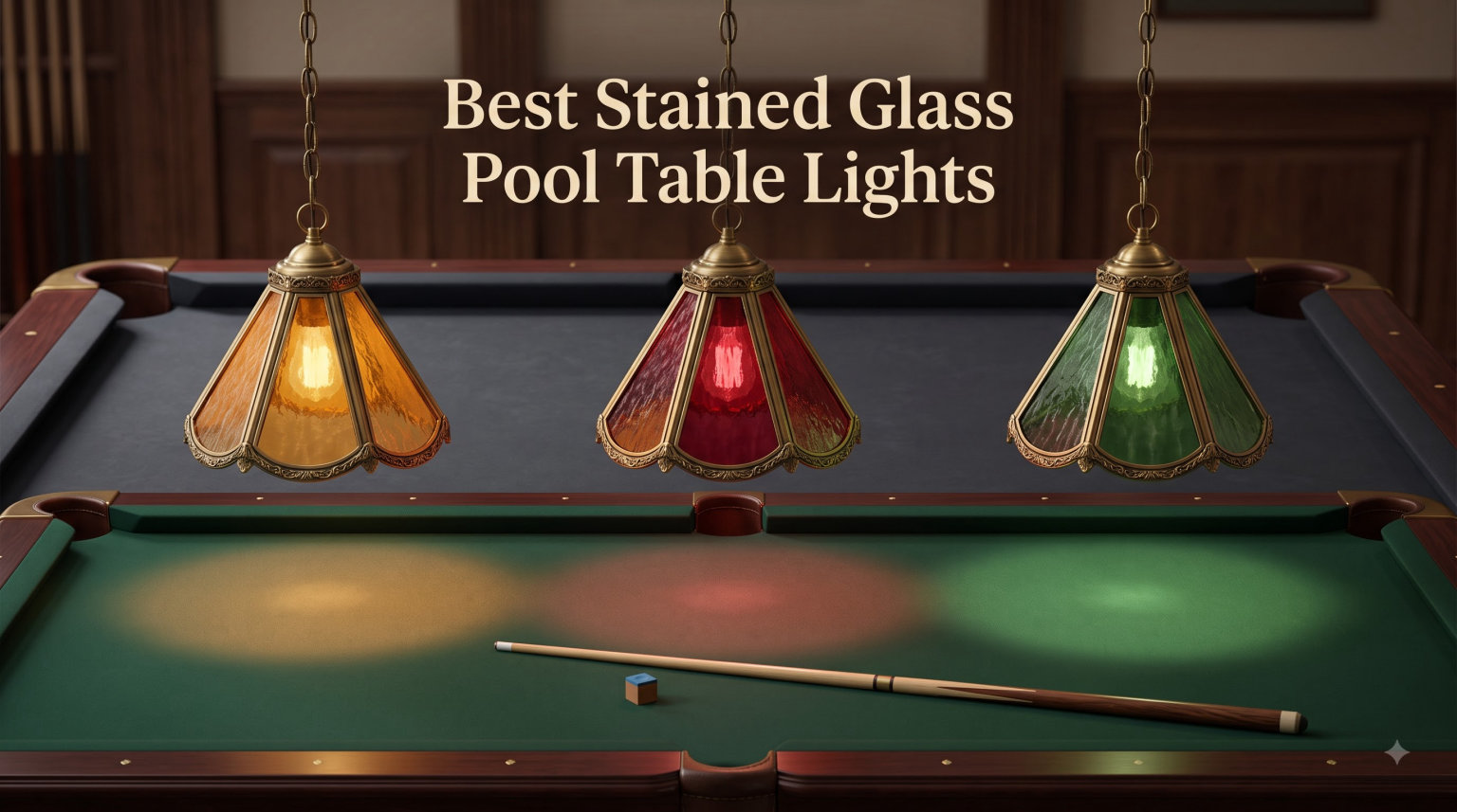 Best Stained Glass Pool Table Lights