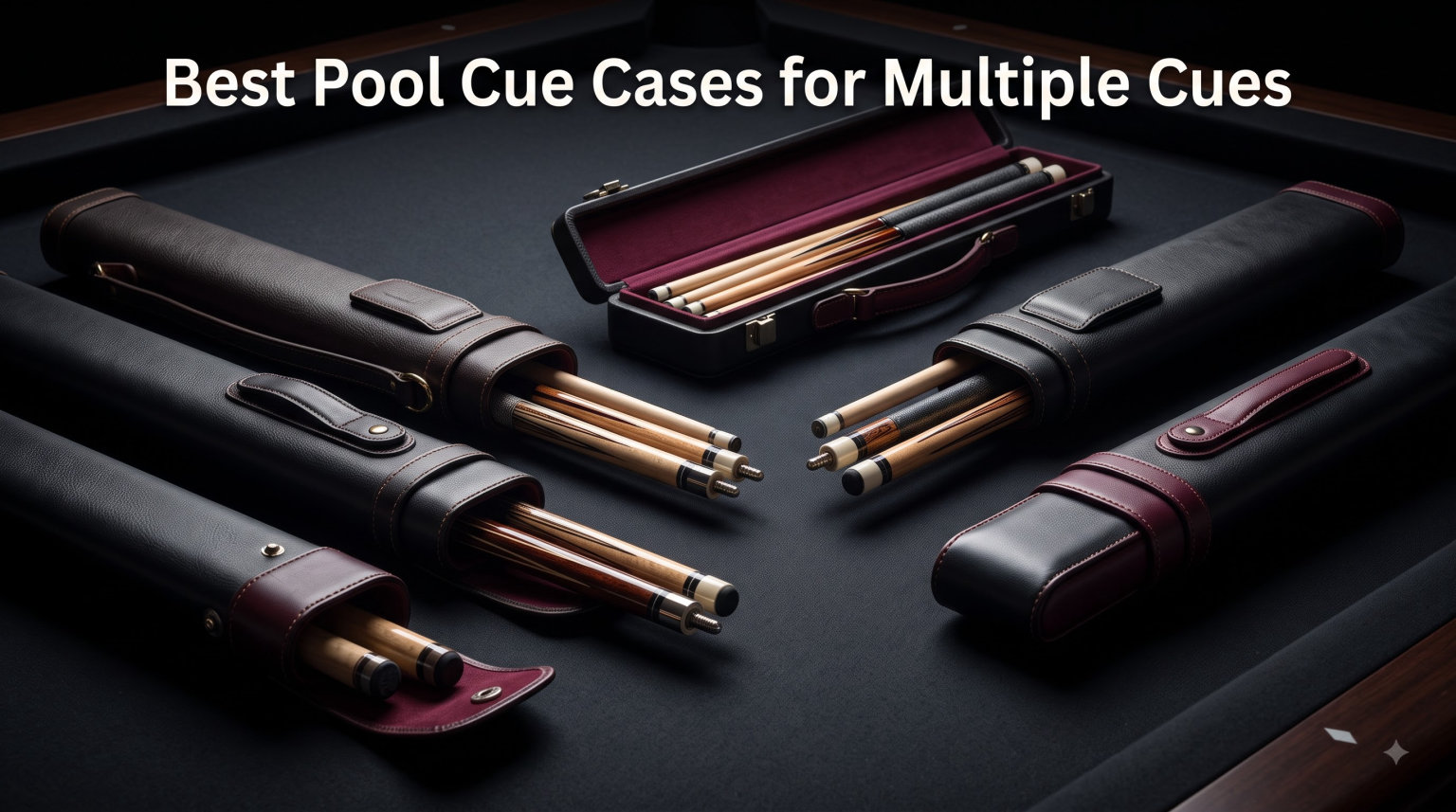 Best Pool Cue Cases for Multiple Cues
